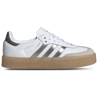 adidas Originals Sambae - Women's - White/Silver Metallic
