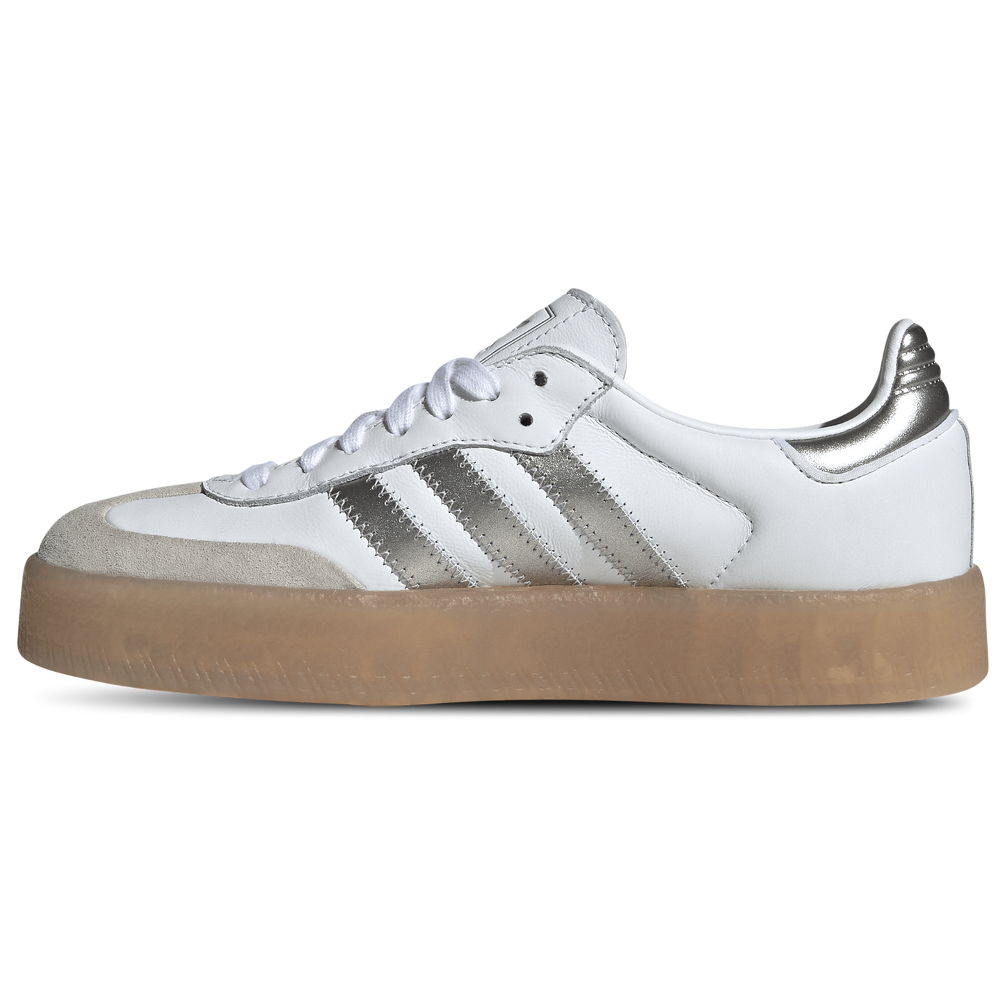 adidas Originals Sambae - Women's - White/Silver Metallic