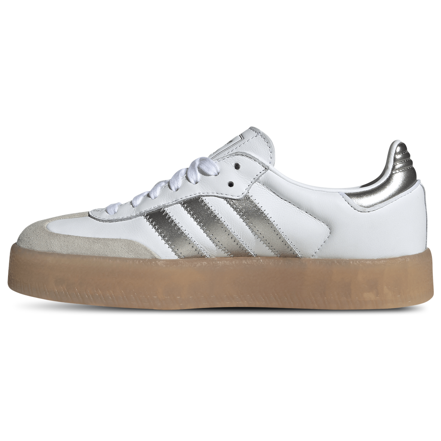adidas Originals Sambae - Women's - White/Silver Metallic
