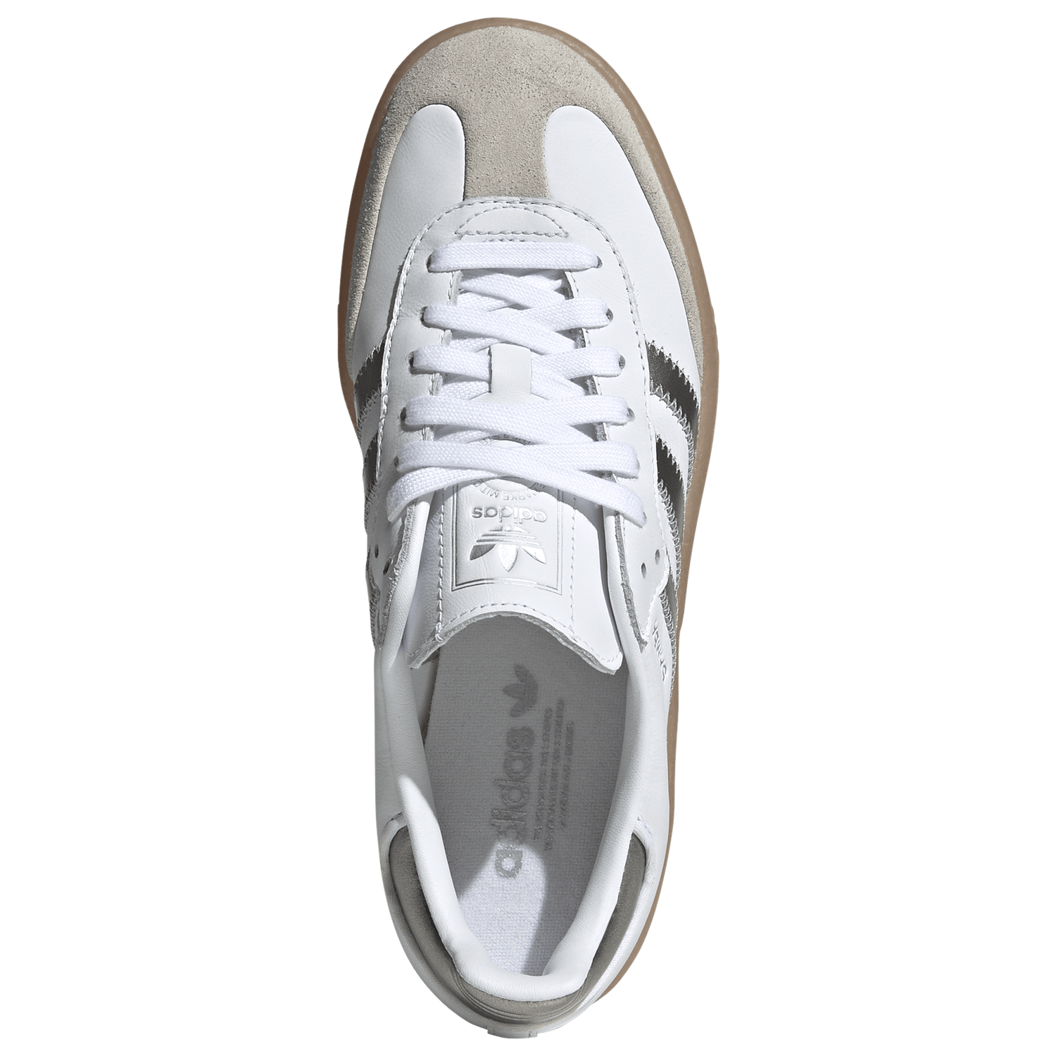 adidas Originals Sambae - Women's - White/Silver Metallic