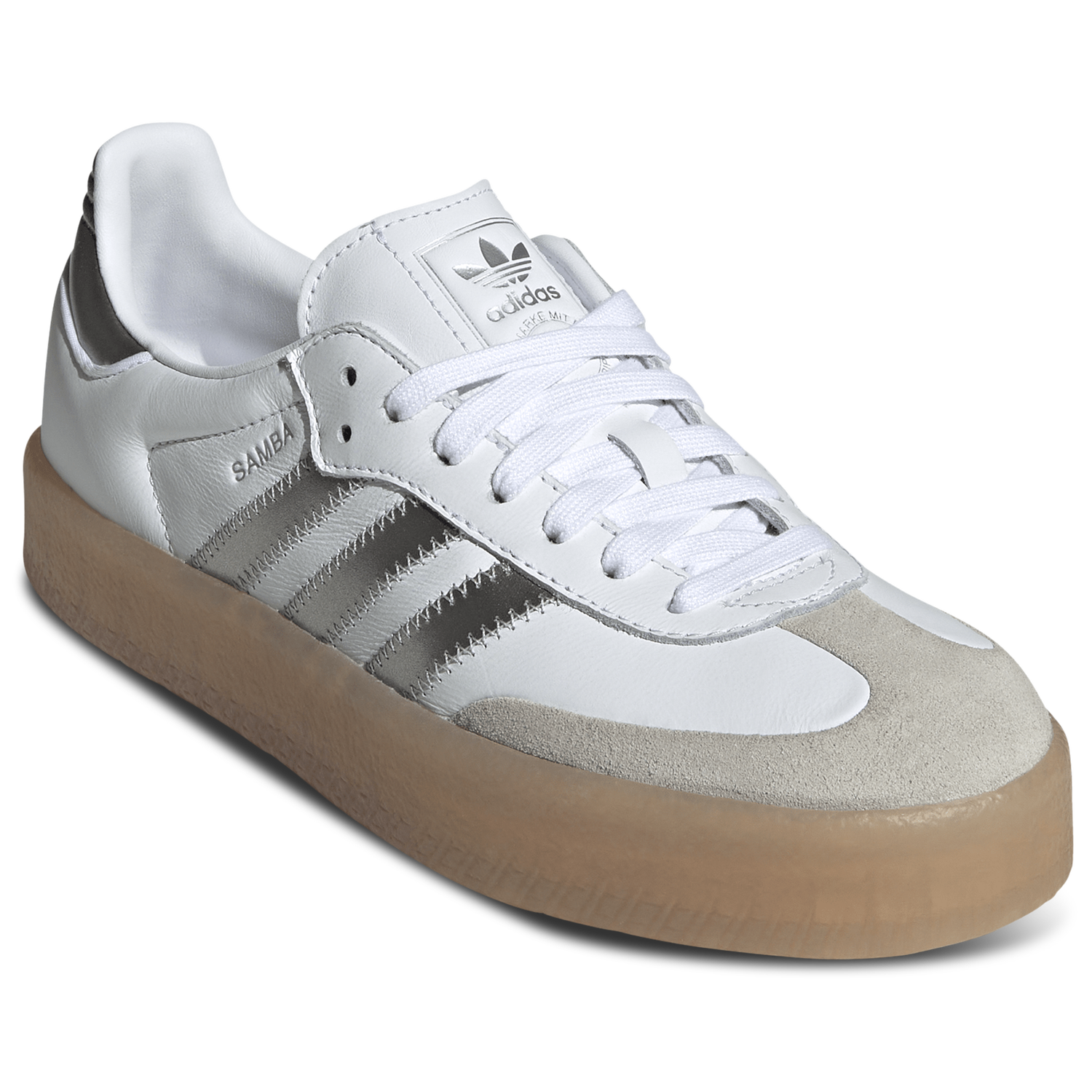 adidas Originals Sambae - Women's - White/Silver Metallic