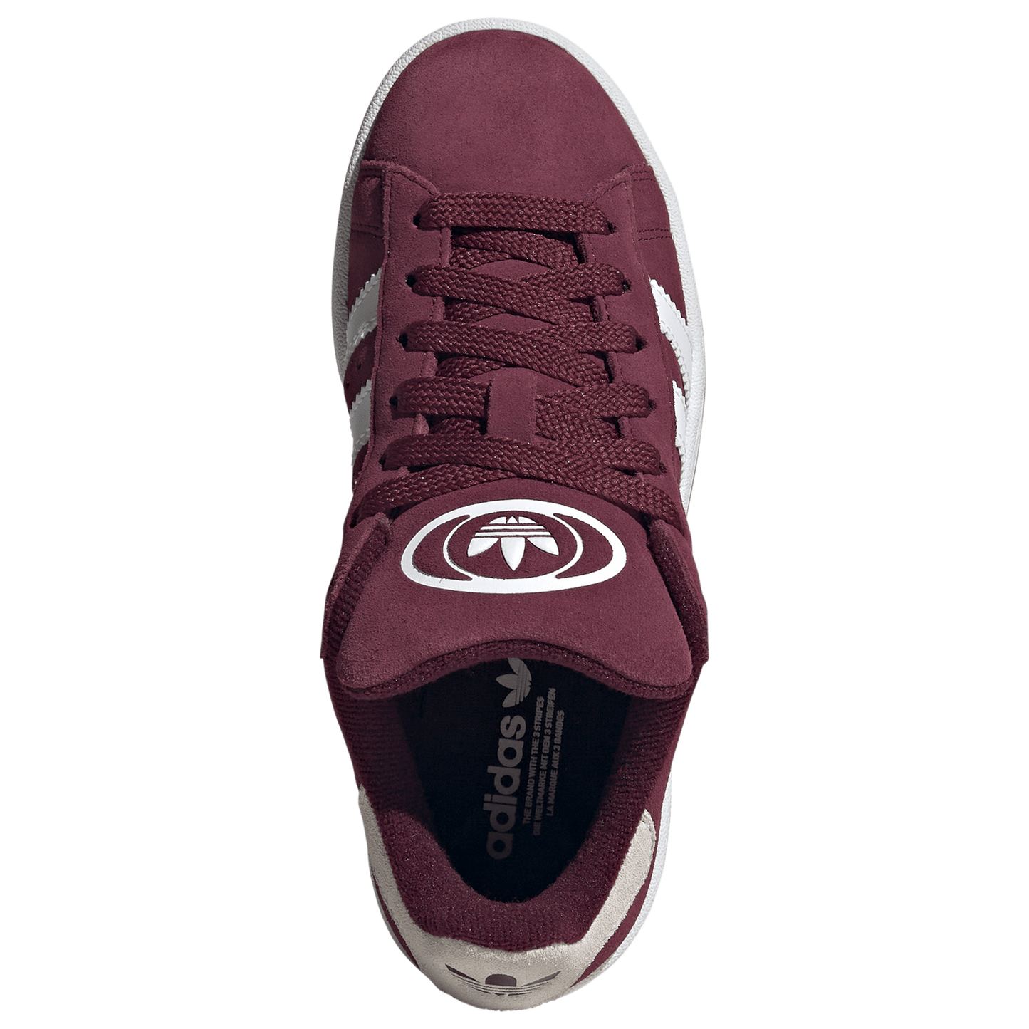 adidas Originals Campus 00s - Girls' Grade School - Maroon/Ftwr White/Gum