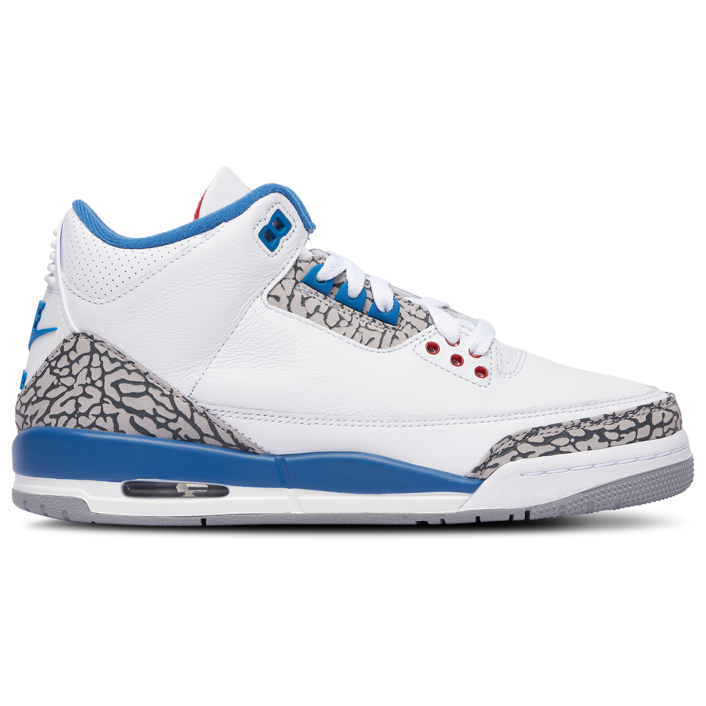 Jordan Retro 3 - Boys' Grade School - White/Varsity Red/True Blue
