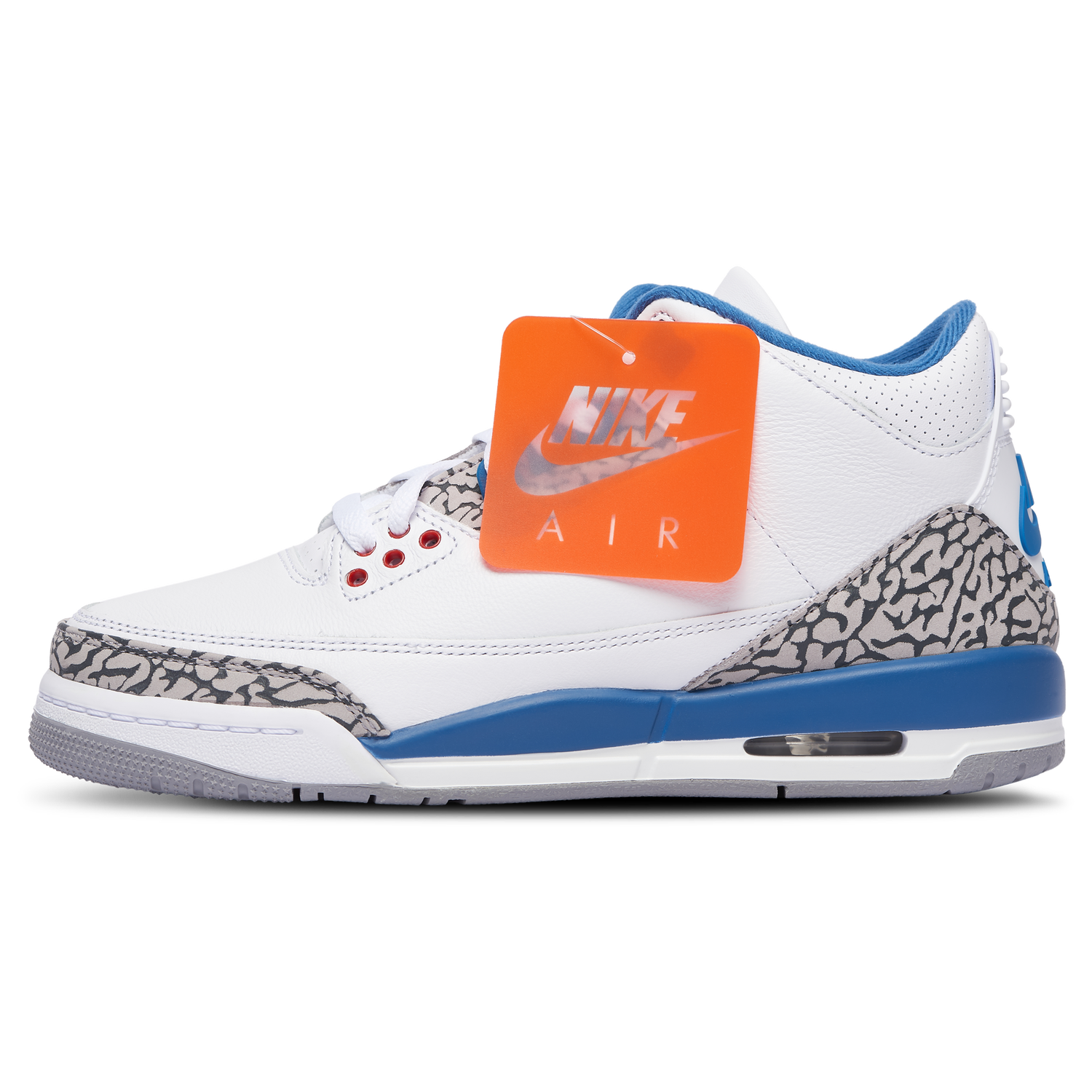 Jordan Retro 3 - Boys' Grade School - White/Varsity Red/True Blue