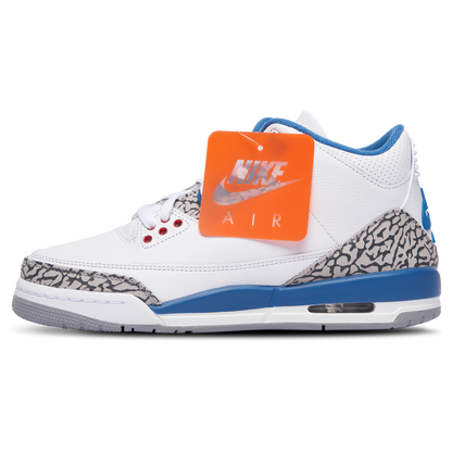 Jordan Retro 3 - Boys' Grade School - White/Varsity Red/True Blue