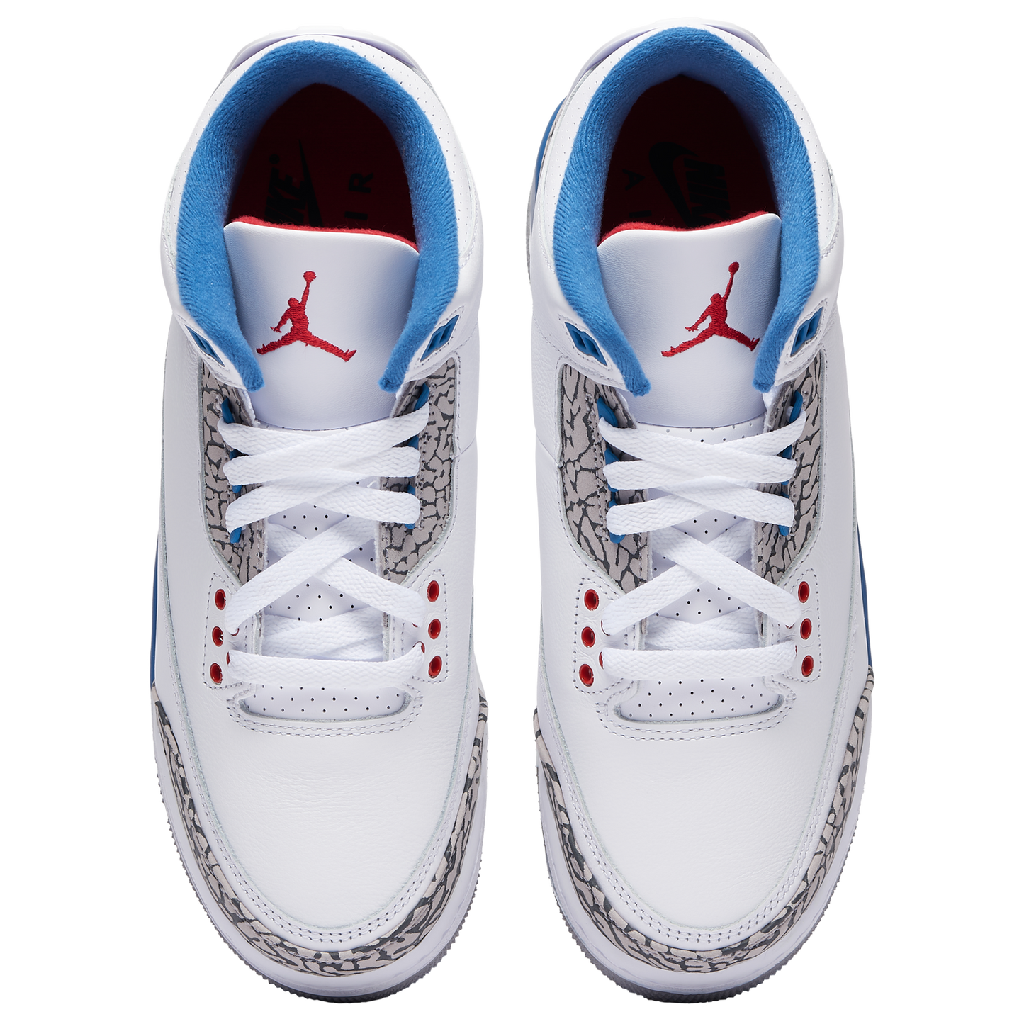 Jordan Retro 3 - Boys' Grade School - White/Varsity Red/True Blue