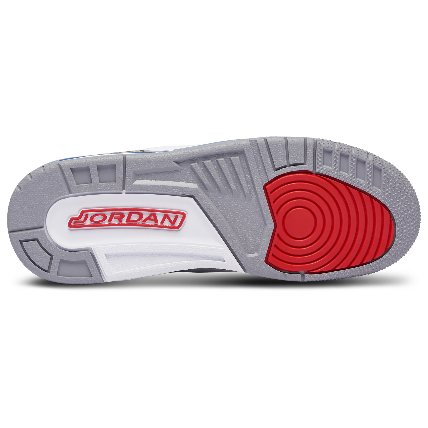 Jordan Retro 3 - Boys' Grade School - White/Varsity Red/True Blue