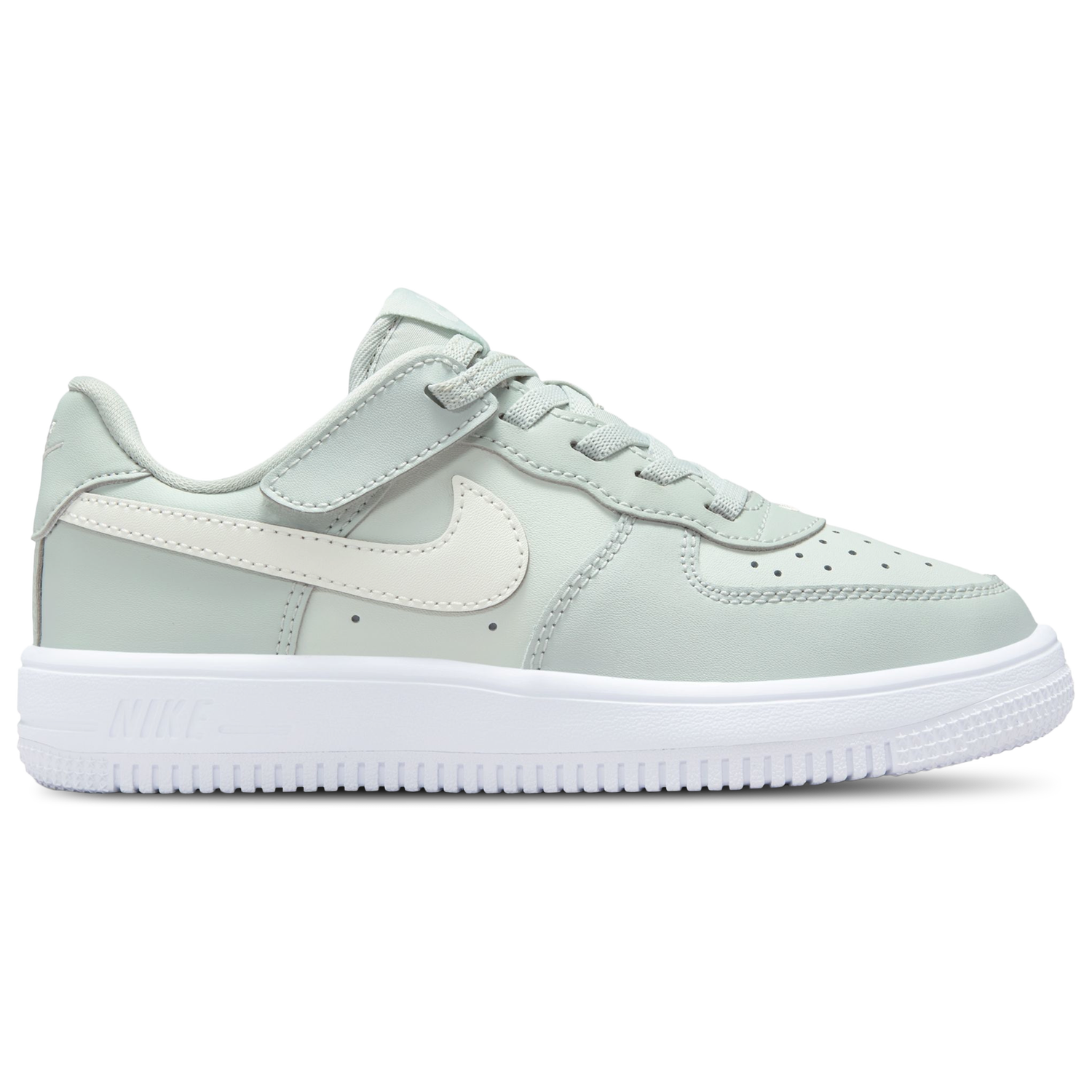 Nike Air Force 1 Low EasyOn - Boys' Preschool - Sail/Light Silver