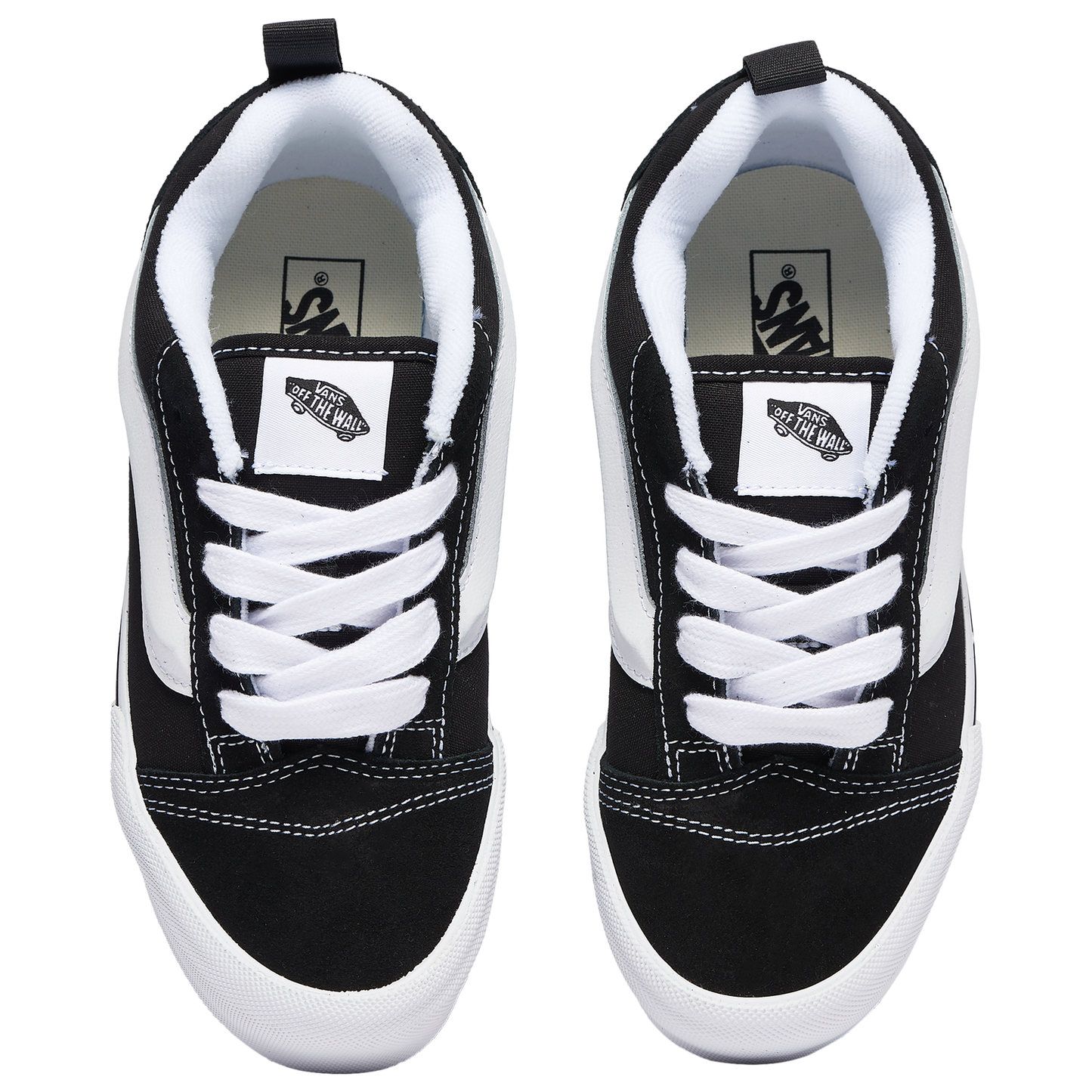 Vans Knu Skool - Boys' Grade School - Black/White