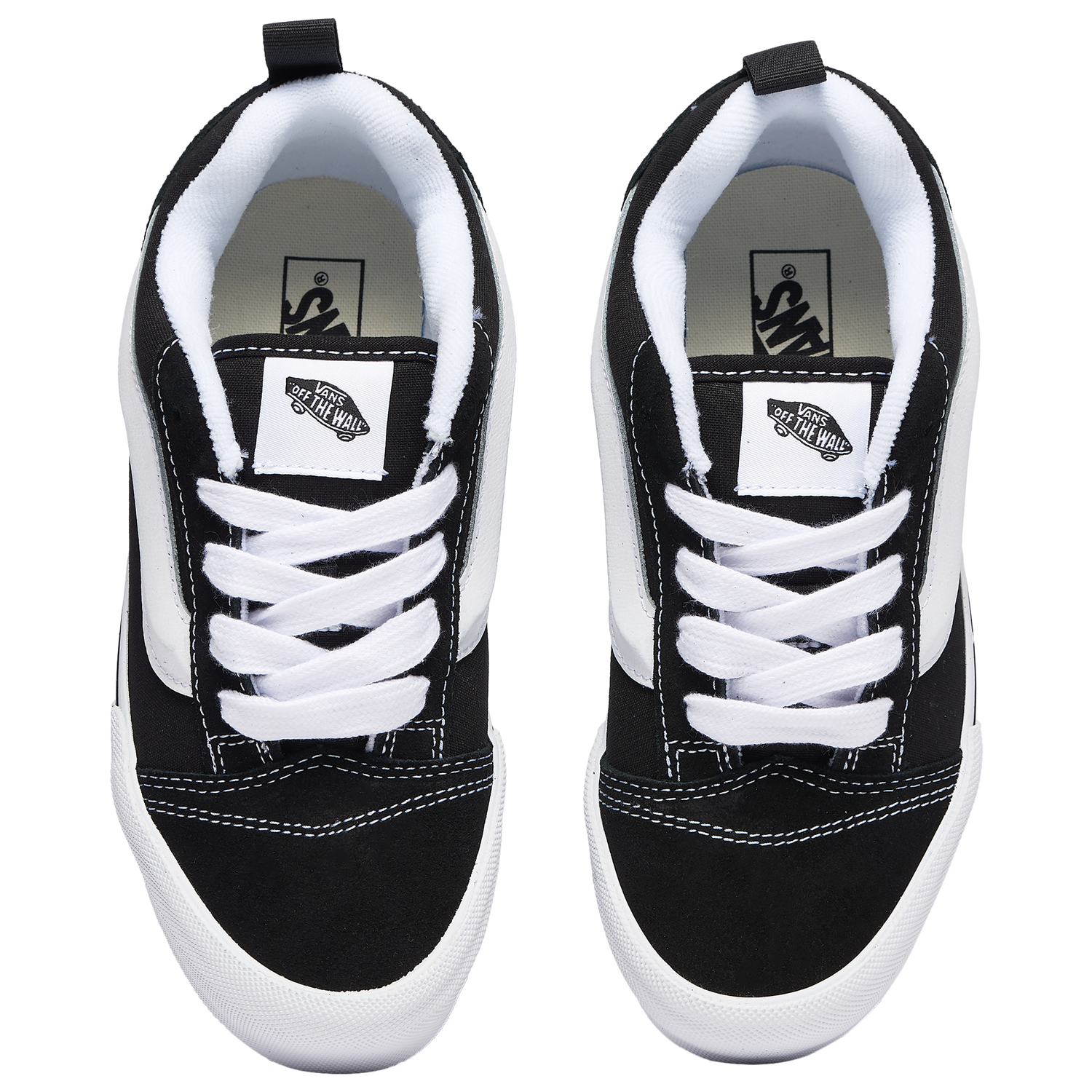 Vans Knu Skool - Boys' Grade School - Black/White