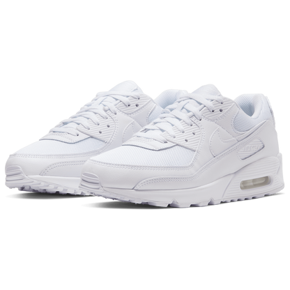 Nike Air Max 90 - Men's - White/White/Wolf Grey