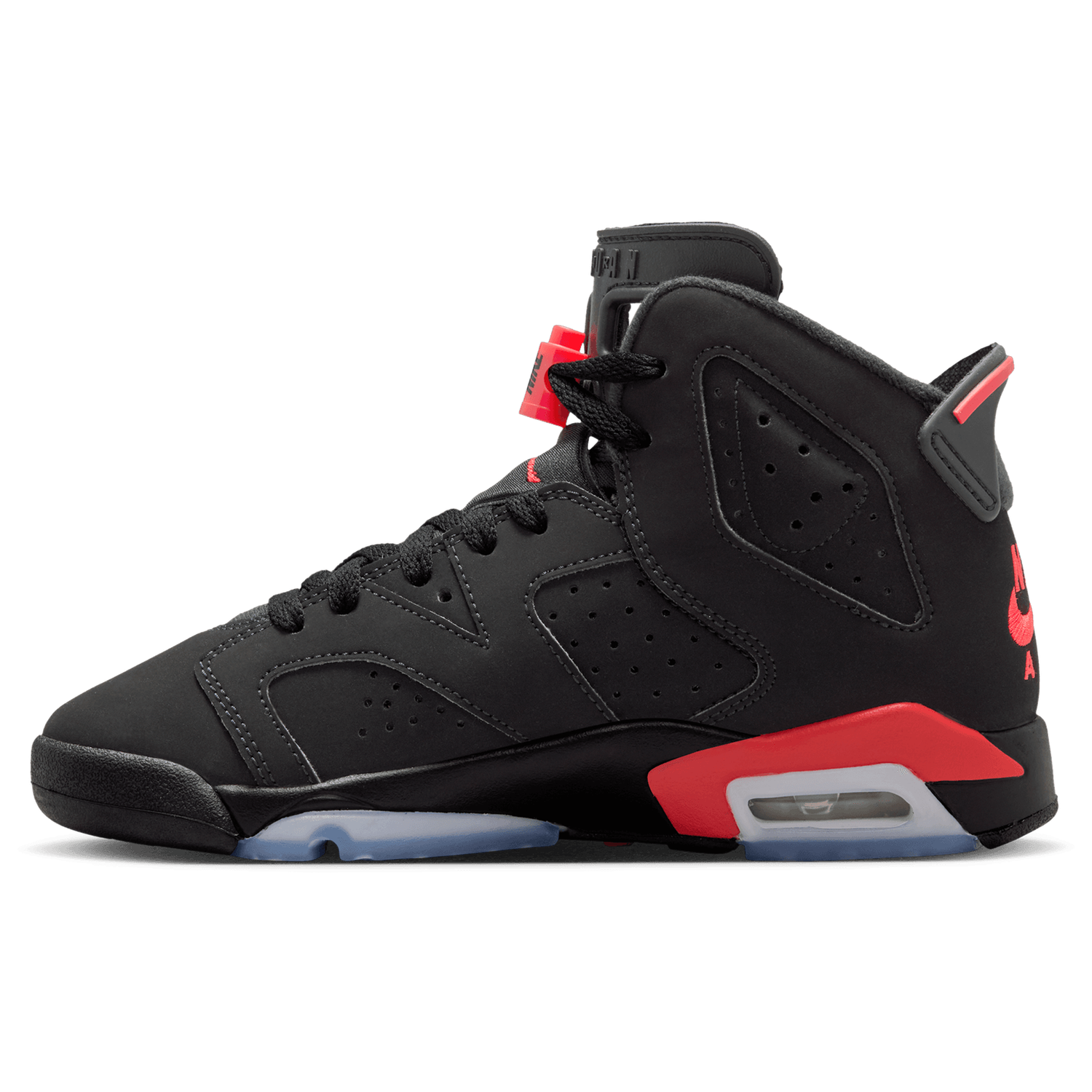 Jordan Retro 6 - Boys' Grade School - Black/Red