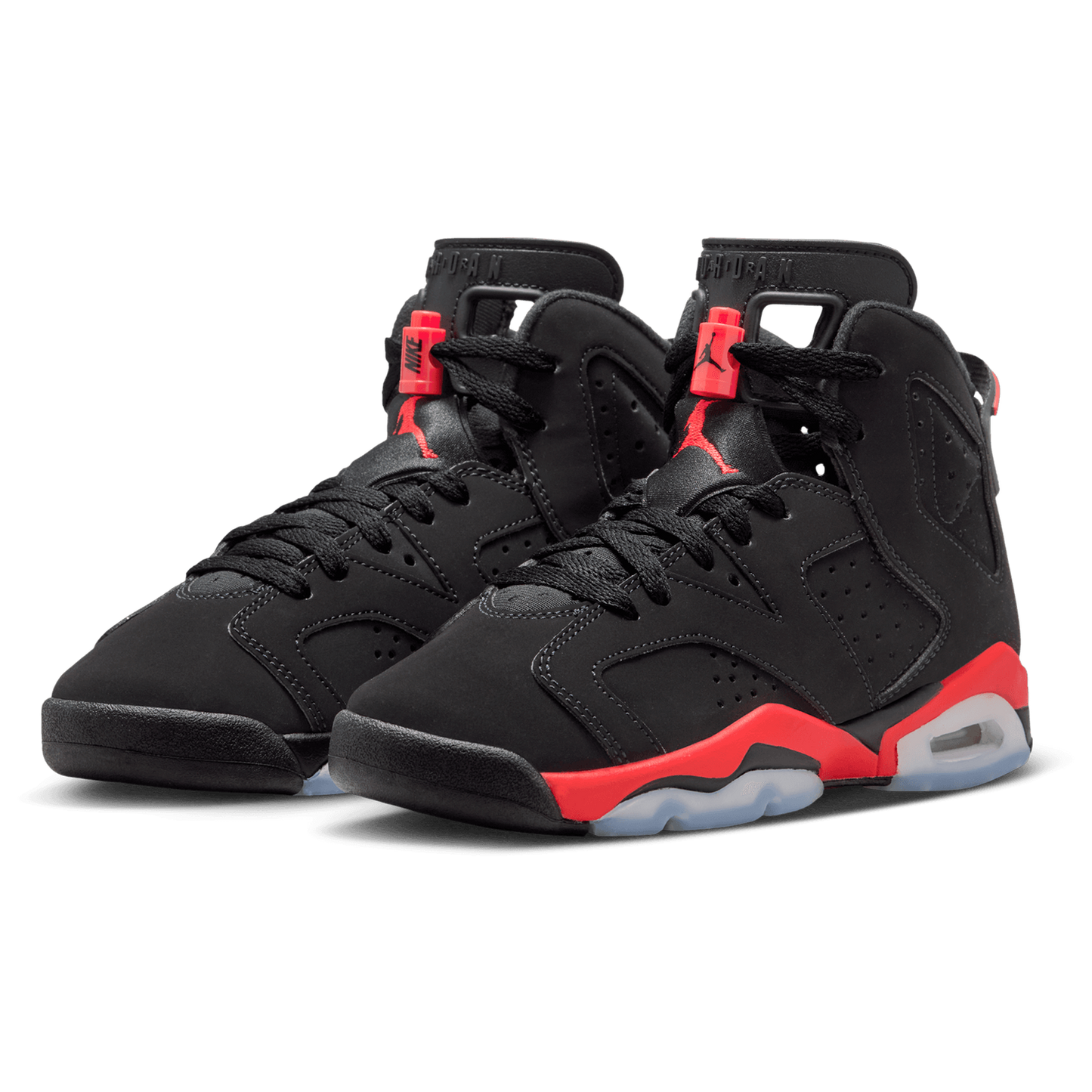 Jordan Retro 6 - Boys' Grade School - Black/Red