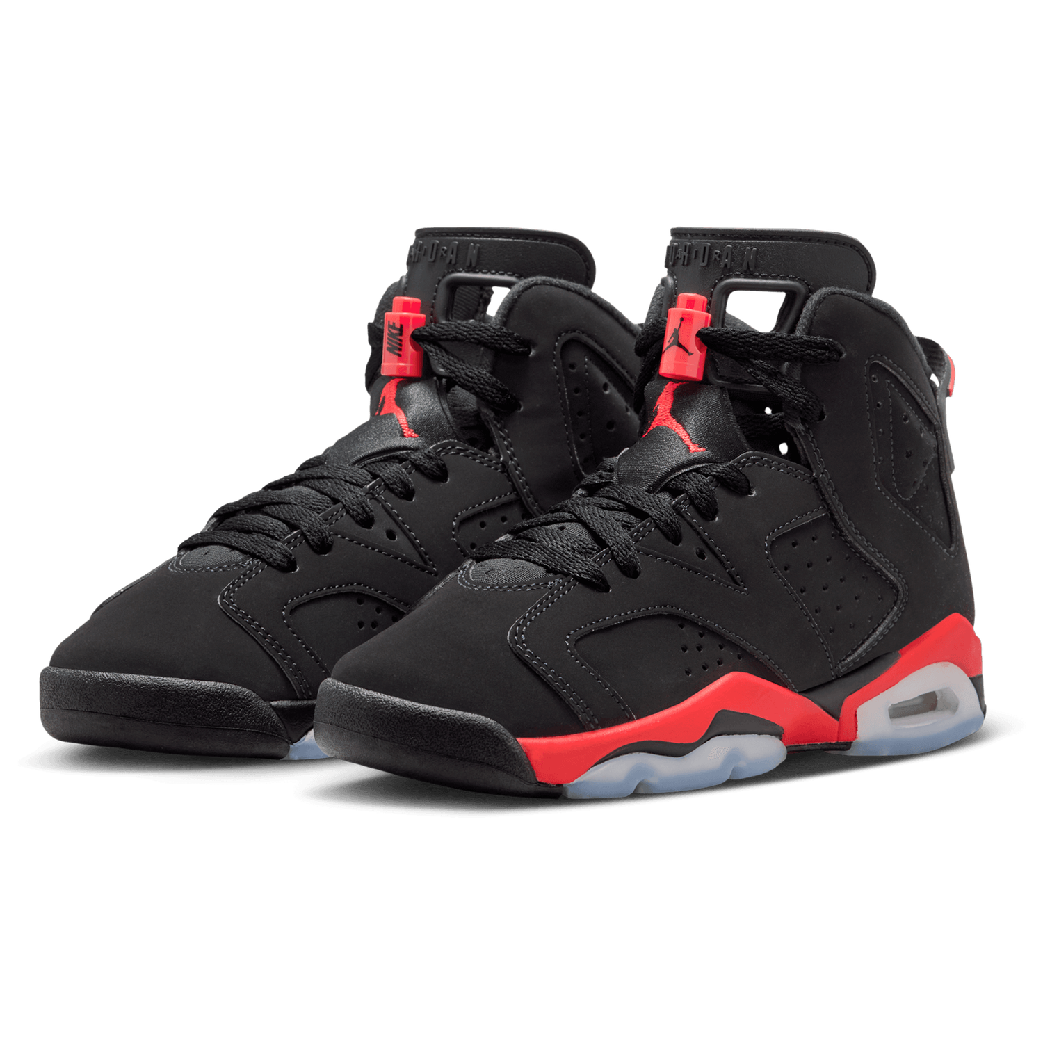 Jordan Retro 6 - Boys' Grade School - Black/Red