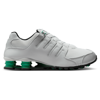 Nike Shox NZ - Men's - Grey Fog/Black/Stadium Green
