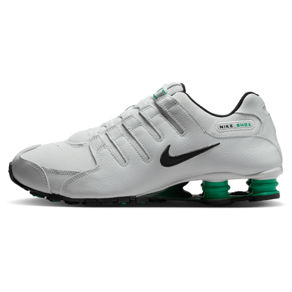 Nike Shox NZ - Men's - Grey Fog/Black/Stadium Green