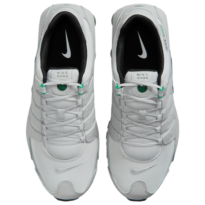 Nike Shox NZ - Men's - Grey Fog/Black/Stadium Green