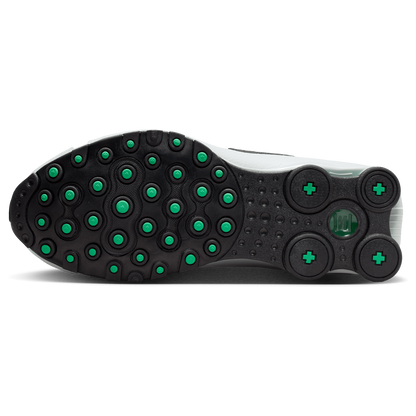 Nike Shox NZ - Men's - Grey Fog/Black/Stadium Green