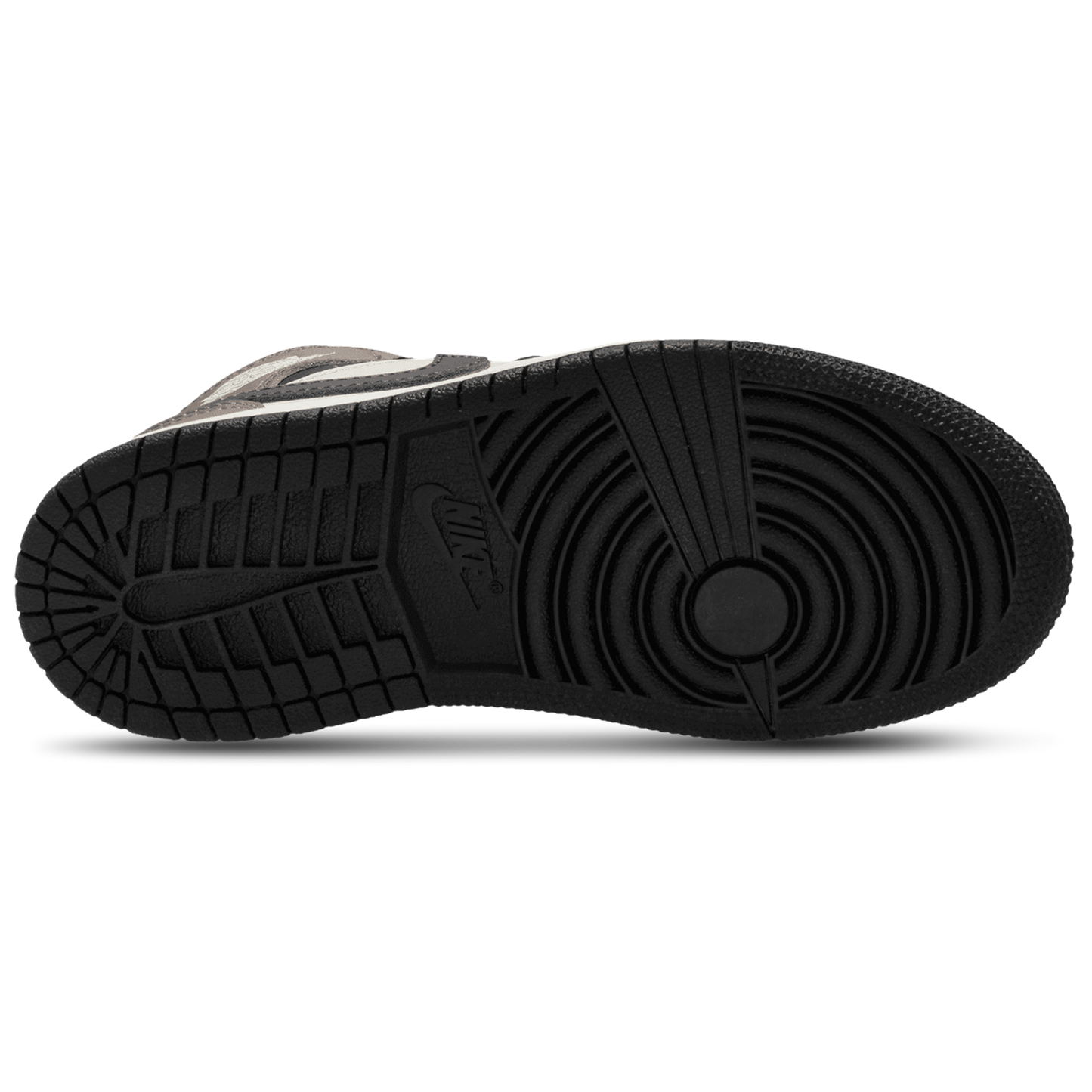 Jordan AJ 1 Mid - Boys' Preschool - Black/Phantom/Univ Red