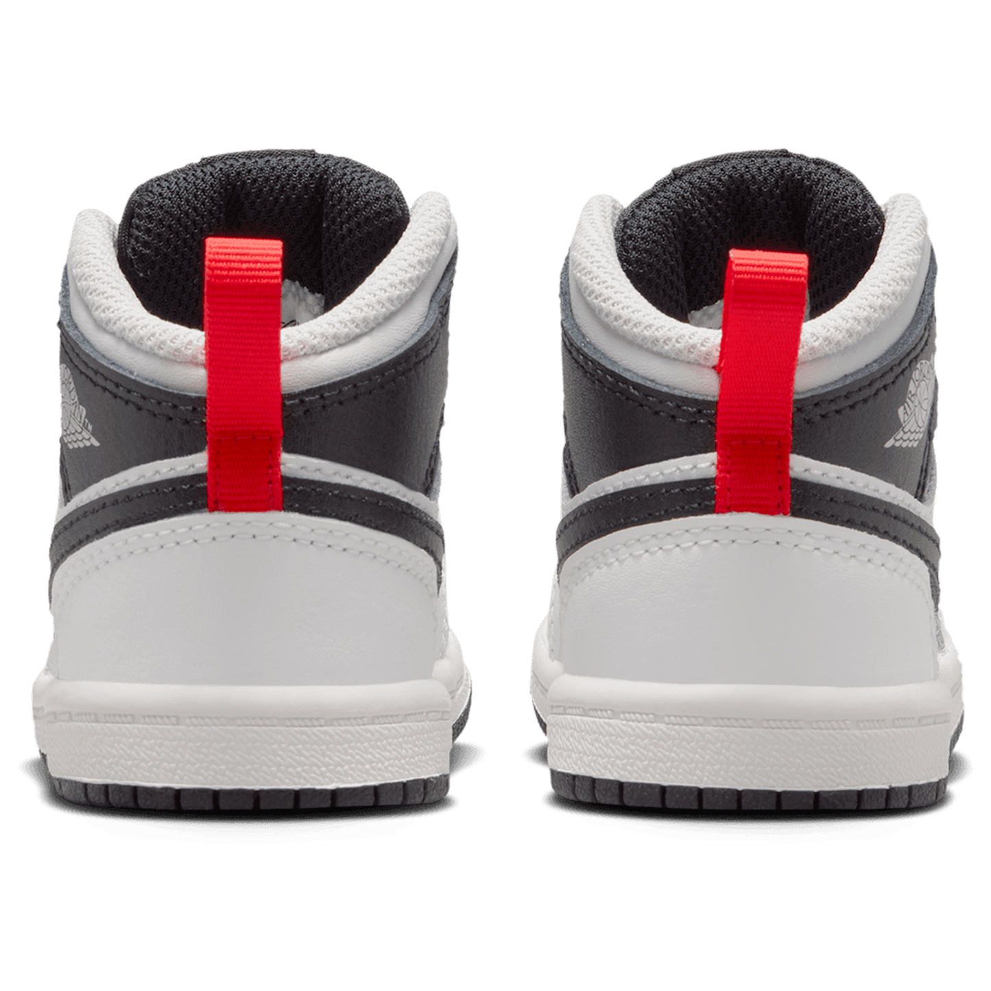 Jordan AJ 1 Mid - Boys' Toddler - Summit White/Black/Infrared