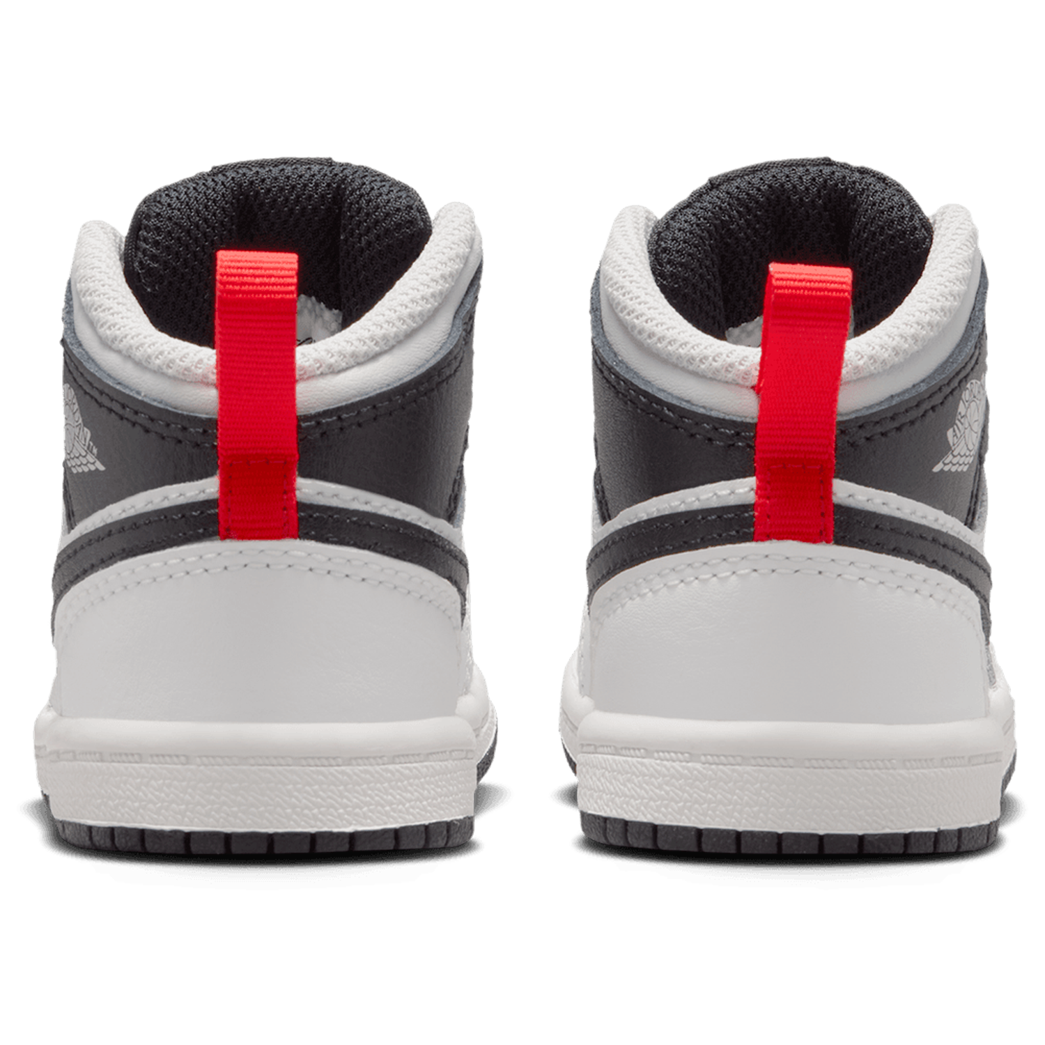 Jordan AJ 1 Mid - Boys' Toddler - Summit White/Black/Infrared