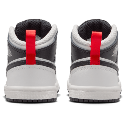 Jordan AJ 1 Mid - Boys' Toddler - Summit White/Black/Infrared