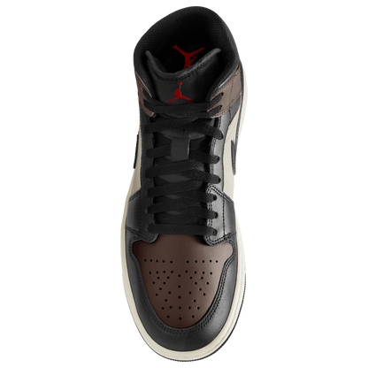 Jordan AJ 1 Mid - Men's - Black/Phantom/Palomino