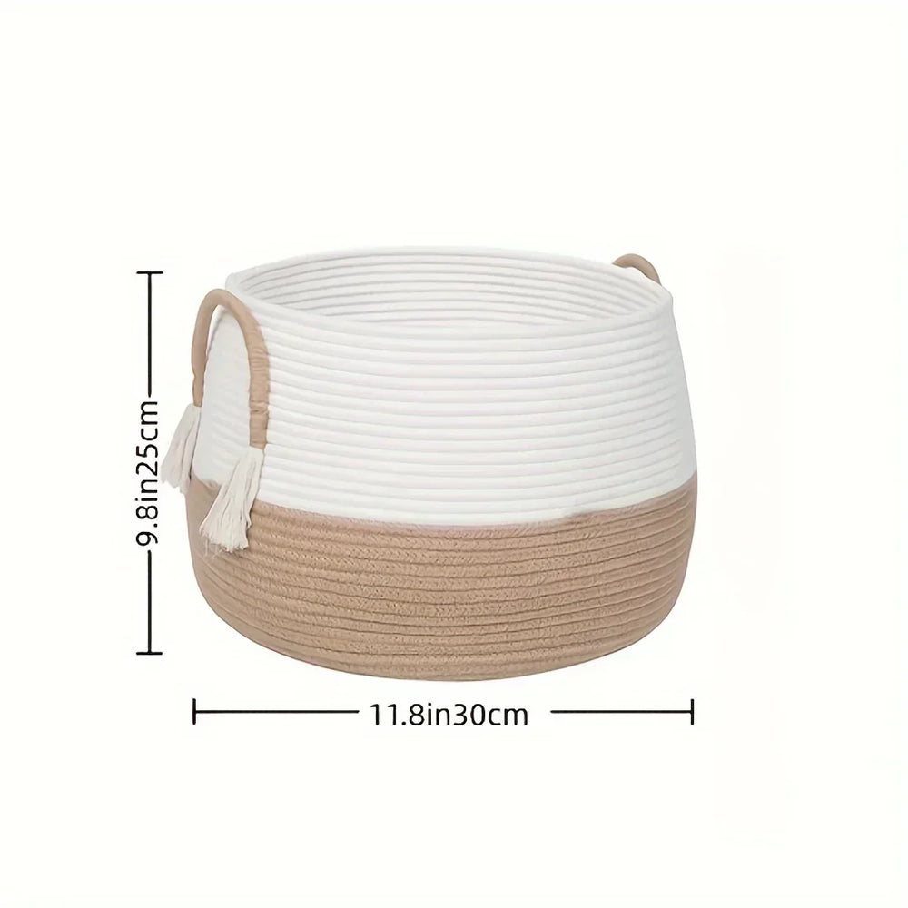 Hand-Woven Household Baskets Home Storage