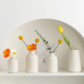 White Ceramic Vases