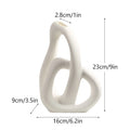 Abstract Interlinked Ceramic Vase