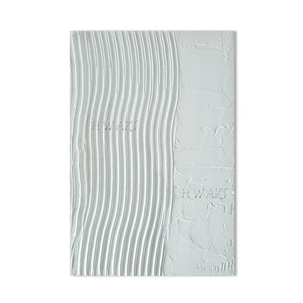Contemporary Hand-Painted Abstract Line Paintings