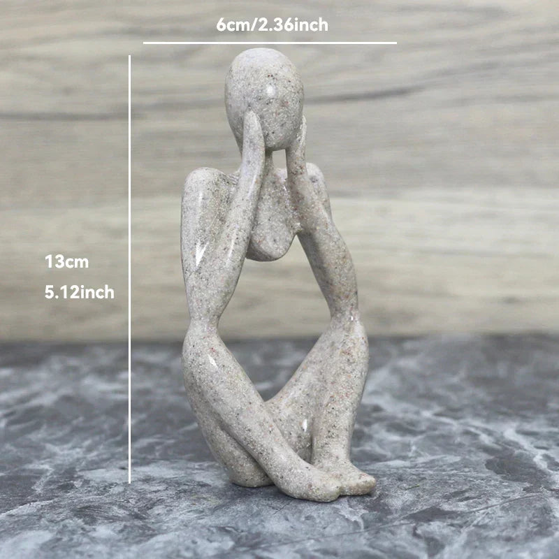 The Thinker Abstract Statues