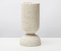 Cylindrical Stone Statues & Candle Holders