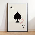 Lucky You Poker Canvas Wall Art