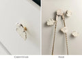 Natural White Turquoise Marble Handle & Hooks