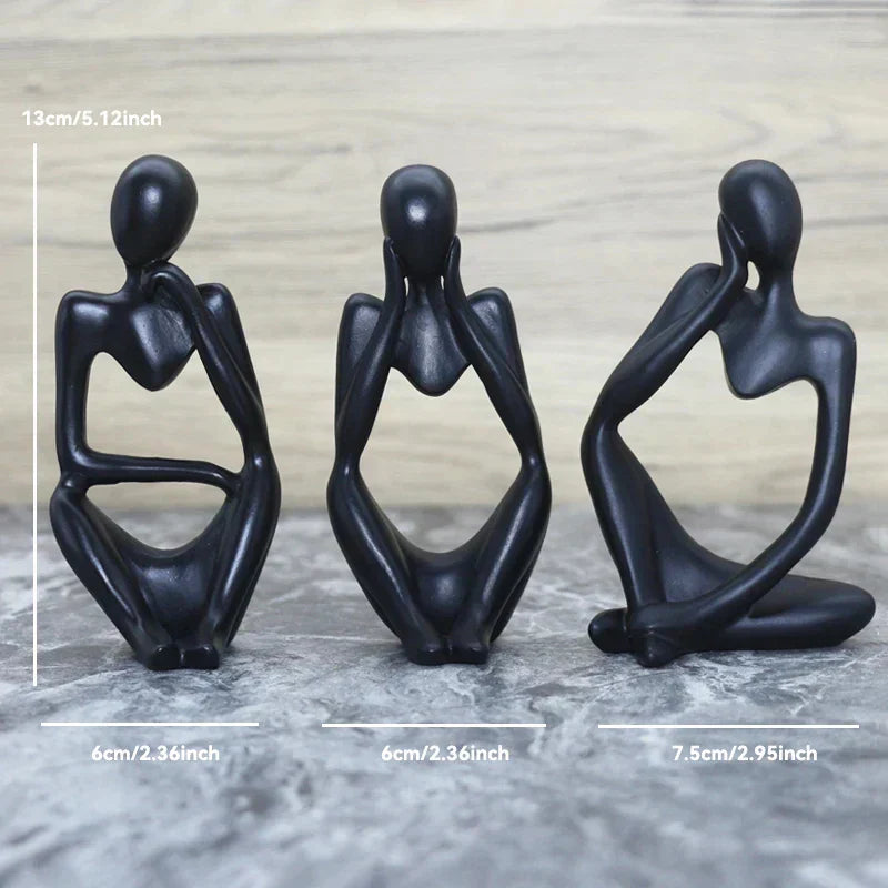 The Thinker Abstract Statues