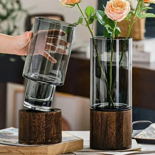 Wooden European Vase
