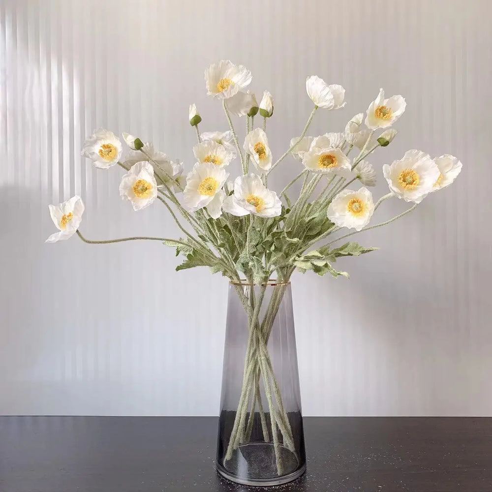 Artificial Poppy Silk Flowers