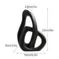 Abstract Interlinked Ceramic Vase