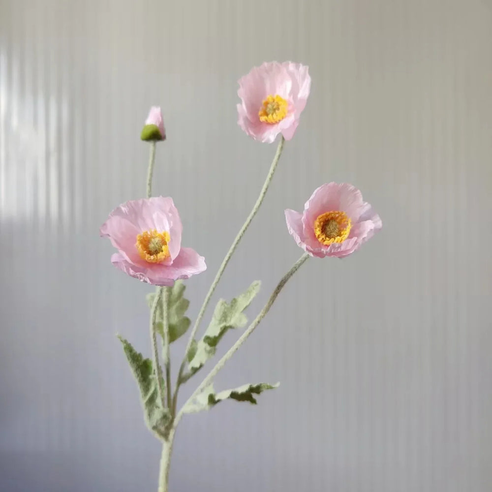 Artificial Poppy Silk Flowers