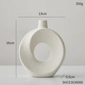 Nordic Style Ceramic Donut Vase