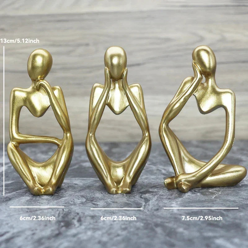 The Thinker Abstract Statues