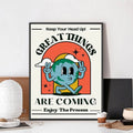 Optimistic Joyful Posters