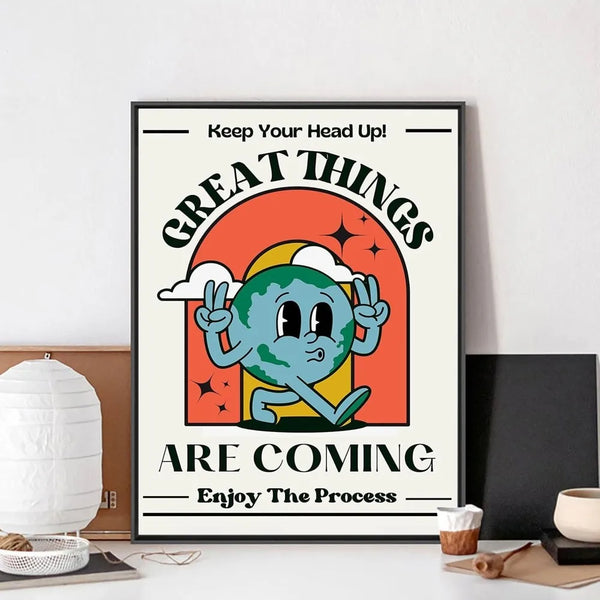 Optimistic Joyful Posters