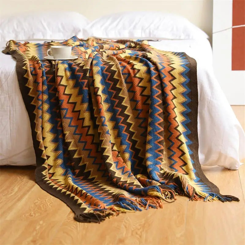 Chevron Inspired Throw Blankets