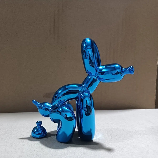 Resin Pooping Dog