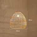 Bamboo Rattan Modern Pendant Light