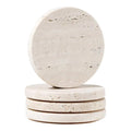 Natural Travertine Coasters