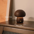 Night Light Wooden Mushroom