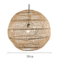 Bamboo Rattan Modern Pendant Light